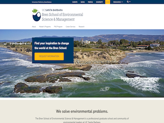 bren school of environmental science and management website thumbnail