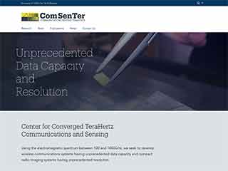 Communications Sensing Terahertz front page