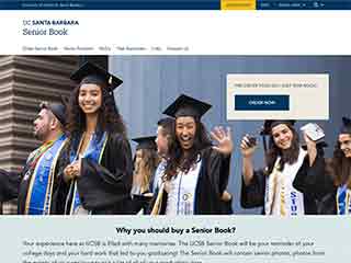 Senior Book website front page