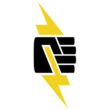 pantheon logo with man holding lightning rod