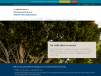 Campus Advocacy, Resources & Education (CARE) website thumbnail
