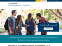 Student Engagement & Leadership website thumbnail