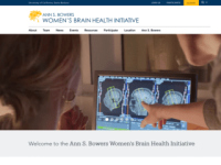 womens brain health initiative website thumbnail