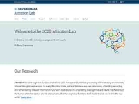 attention lab website screenshot