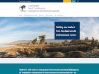 greti u. croft center for undergraduate environmental leadership website thumbnail