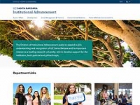 Institutional Advancement front page