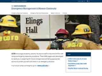 Emergency Management & Mission Continuity website example