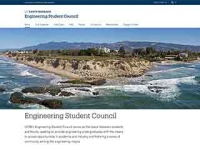 Engineering Student Council website front page