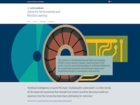 center for the humanities and machine leaning website thumbnail