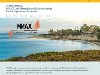 MMAX lab website homepage sample