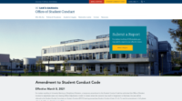 office of student conduct website thumbnail