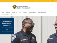 police department site front page