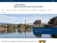 Office of the Executive Vice Chancellor website front page