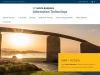 information technology website front page